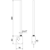 Mexen FA-D résistance électrique 300 W, noire - W950-0300-70