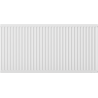 Radiateur plat Mexen C21 400 x 400 mm, raccordement latéral, 371 W, blanc - W421-040-040-00