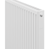 Radiateur plat Mexen C21 400 x 400 mm, raccordement latéral, 371 W, blanc - W421-040-040-00