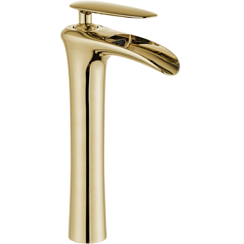 Mexen Lyra robinet de lavabo haut, doré - 745310-50