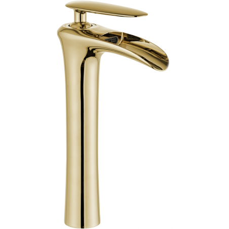 Mexen Lyra robinet de lavabo haut, doré - 745310-50