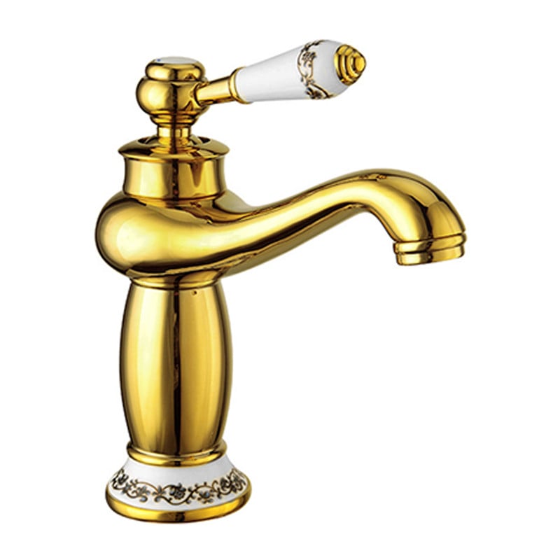 Mexen Draco robinet de lavabo, Or - 745400-50