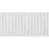 Mexen C21 radiateur à panneau 900 x 2000 mm, raccordement latéral, 3552 W, blanc - W421-090-200-00