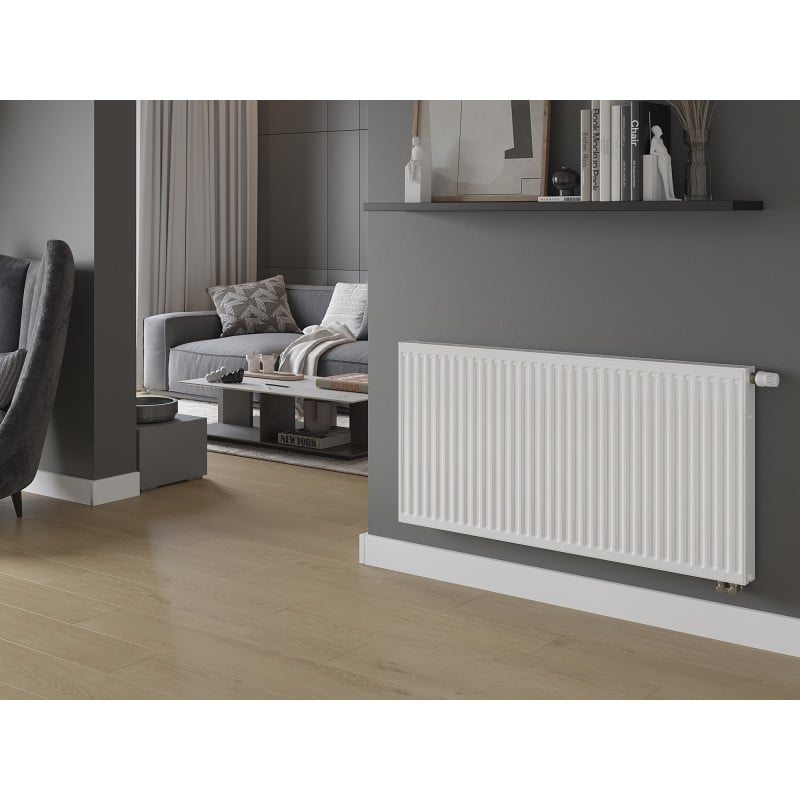 Mexen CV21 radiateur à plaque 300 x 1000 mm, raccordement par le bas, 736 W, blanc - W621-030-100-00