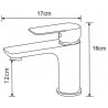 Mexen Alfa robinet de lavabo, Or - 745700-50
