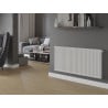 Radiateur en acier Mexen C11 600 x 600 mm, raccordement latéral, 560 W, blanc - W411-060-060-00