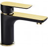 Mexen Alfa robinet de lavabo, noir/doré - 745700-75
