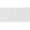 Radiateur Mexen C33 600 x 500 mm, connexion latérale, 1167 W, blanc - W433-060-050-00