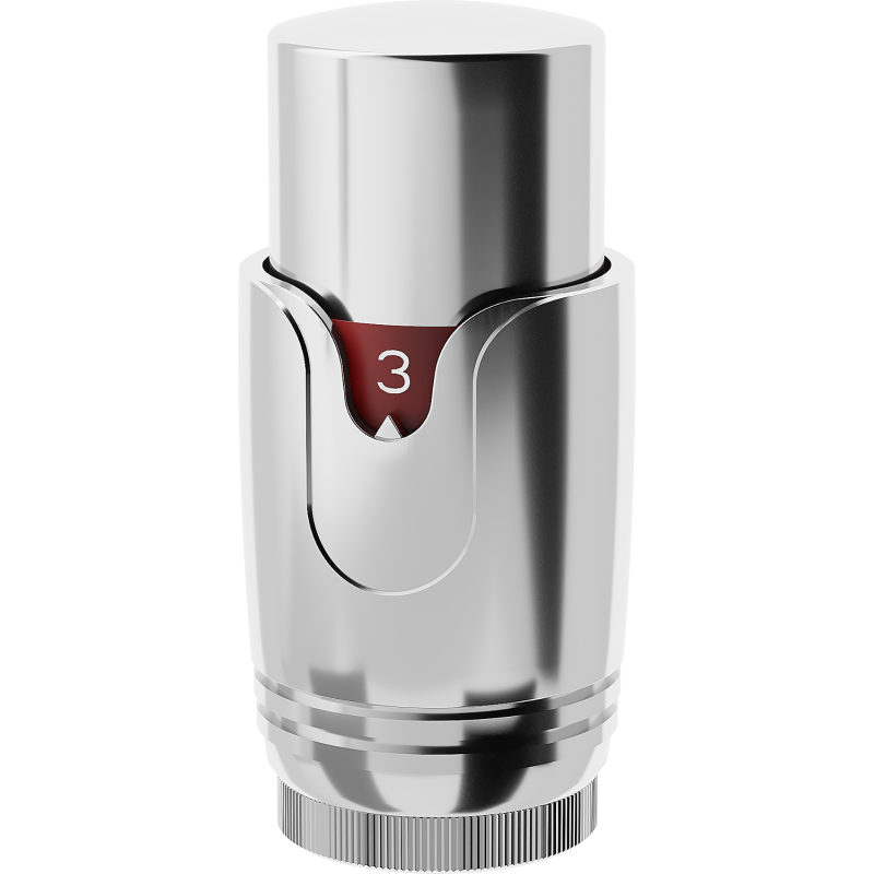 Mexen Uni-Term tête thermostatique pour radiateur, chrome - W900-000-01