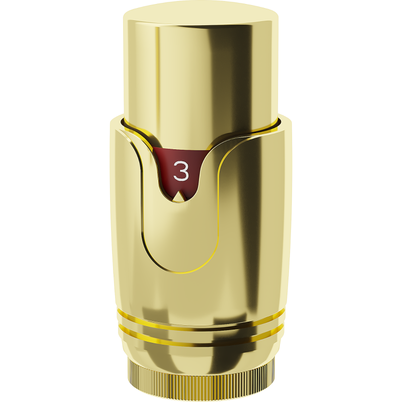 Mexen tête thermostatique pour radiateur, or - W900-000-50