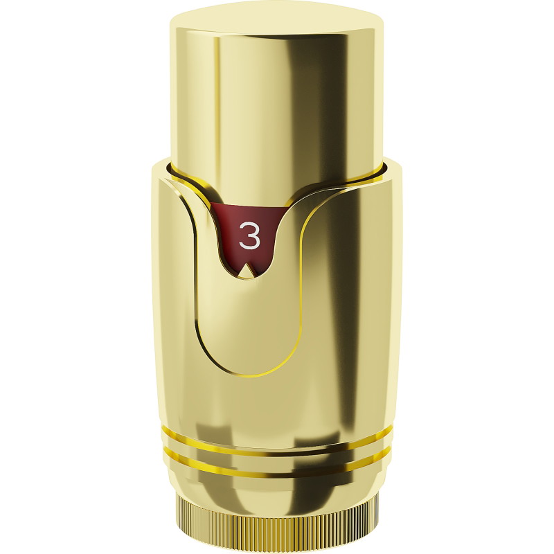 Mexen Uni-H tête thermostatique pour radiateur, dorée - W900-000-50