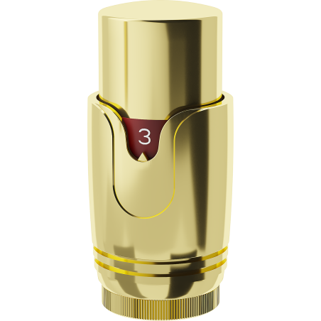 Mexen tête thermostatique pour radiateur, dorée - W900-000-50