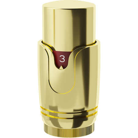 Mexen tête thermostatique pour radiateur, or - W900-000-50