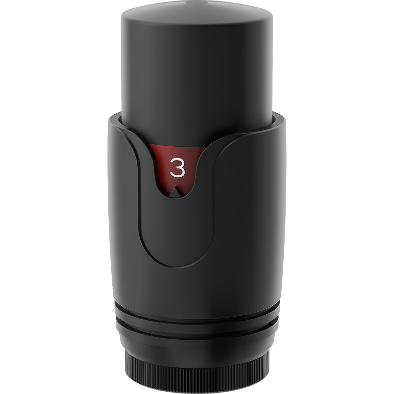 Mexen Uni-Term tête thermostatique pour radiateur, noire - W900-000-70