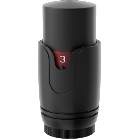 Mexen Uni-Term tête thermostatique pour radiateur, noire - W900-000-70