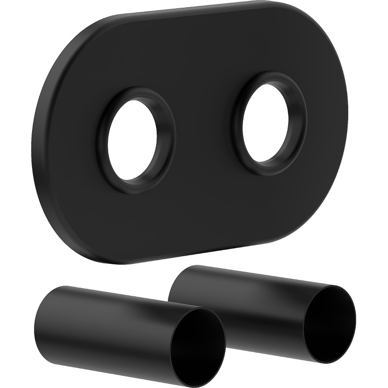 Mexen 2R kit de finition double pour radiateur, noir - W905-000-70