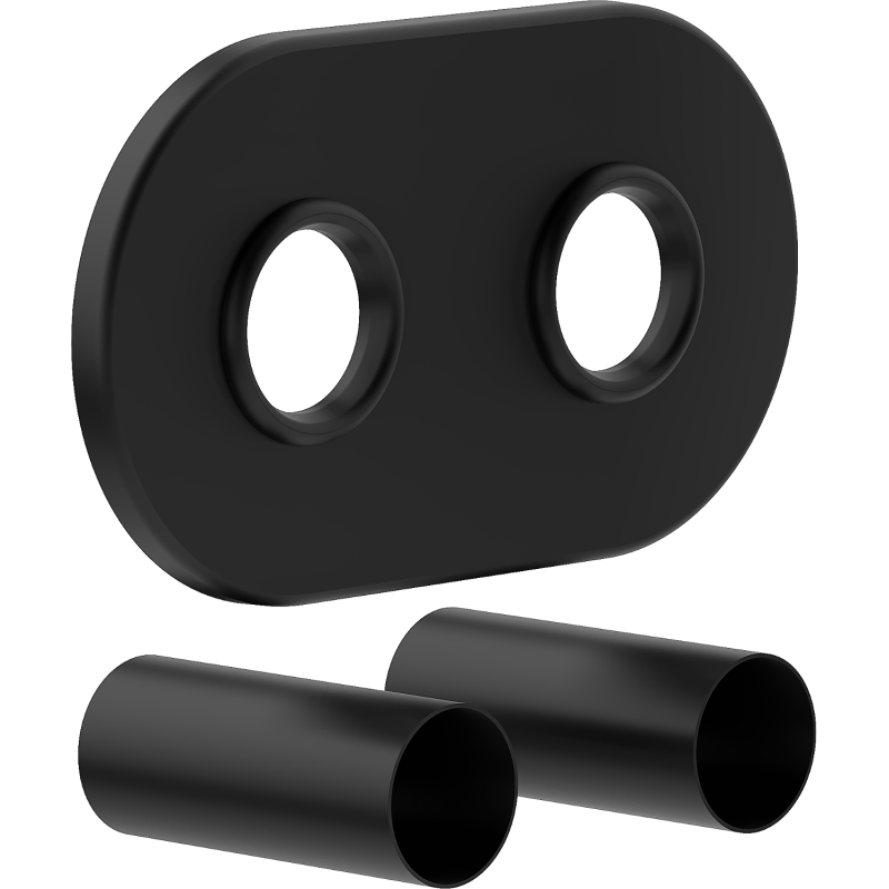 Mexen R ensemble de masquage double pour radiateur, noir - W905-000-70
