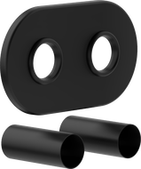 Mexen Uni-Term R ensemble de masquage double pour radiateur, noir - W905-000-70