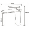 Mexen Purus robinet de lavabo en or - 745800-50