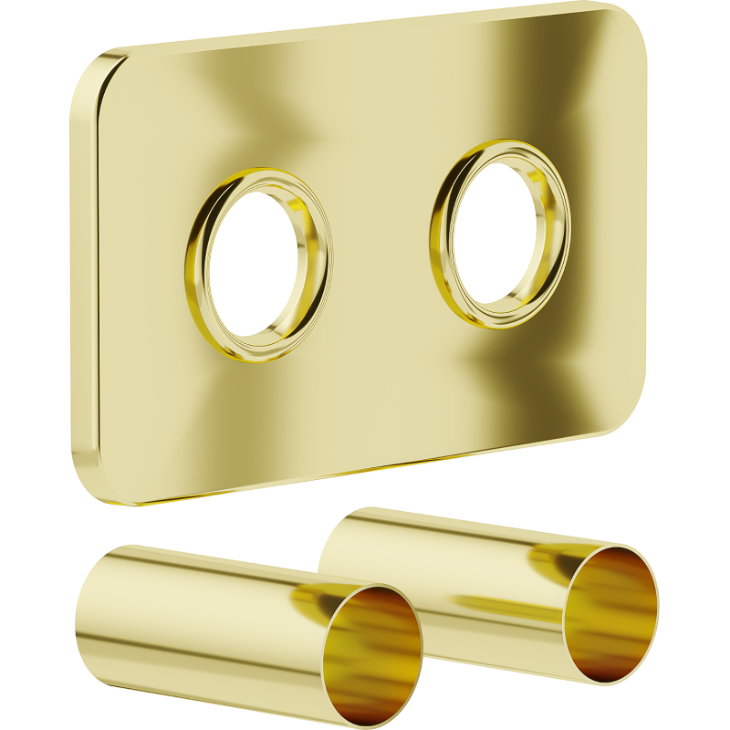 Mexen S set de masquage double pour radiateur, or - W910-000-50