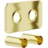 Mexen Uni-Term Ensemble de masquage double pour radiateur, doré - W910-000-50