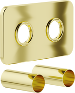 Mexen Uni-Term Ensemble de masquage double pour radiateur, doré - W910-000-50