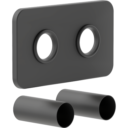 Mexen S ensemble de masquage double pour radiateur, anthracite - W910-000-66