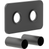 Mexen S ensemble de masquage double pour radiateur, anthracite - W910-000-66