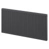 Radiateur Mexen C11 en acier 400 x 1300 mm, connection latérale, 842 W, anthracite - W411-040-130-66
