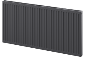 Radiateur Mexen C11 en acier 400 x 1300 mm, connection latérale, 842 W, anthracite - W411-040-130-66