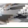 Radiateur Mexen C11 en acier 400 x 1300 mm, connection latérale, 842 W, anthracite - W411-040-130-66