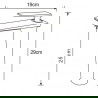 Mexen Purus mitigeur de lavabo haut, chromé - 745810-00