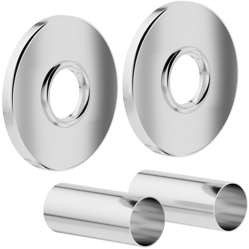 Mexen 1R kit de masquage simple pour radiateur, chromé - W904-000-01