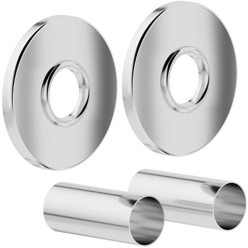 Mexen Uni-Term Ensemble de masquage unique pour radiateur, chromé - W904-000-01