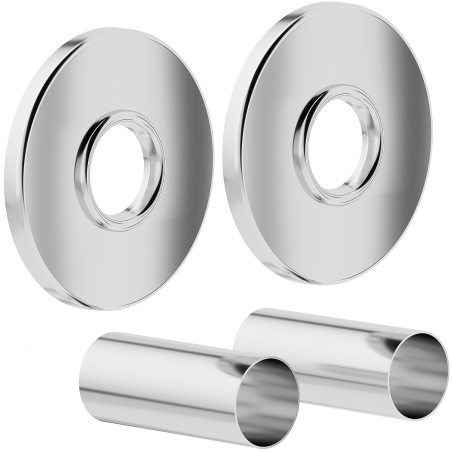 Mexen R ensemble masquant individuel pour radiateur, chrome - W904-000-01