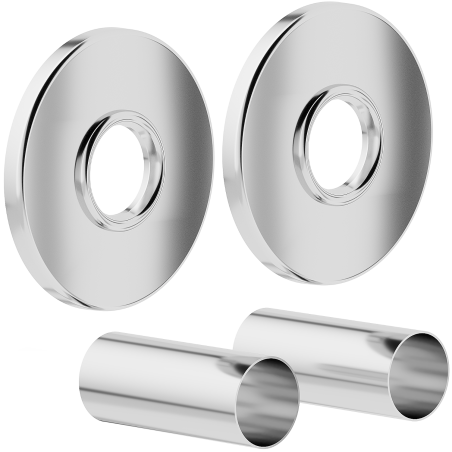 Mexen Uni-Term Ensemble de masquage unique pour radiateur, chromé - W904-000-01