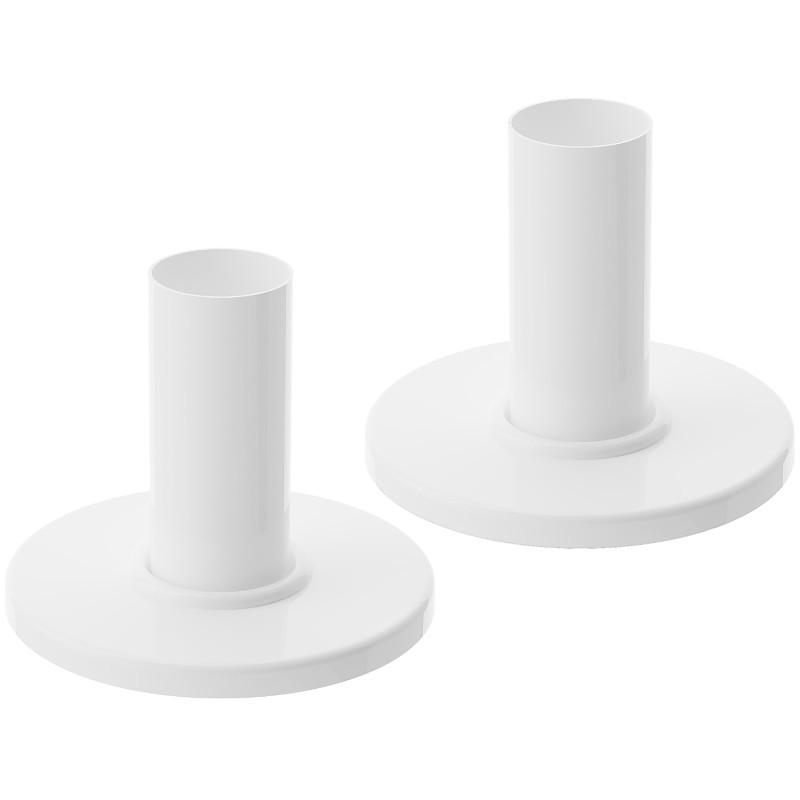 Mexen 1R kit de finition simple pour radiateur, blanc - W904-000-20