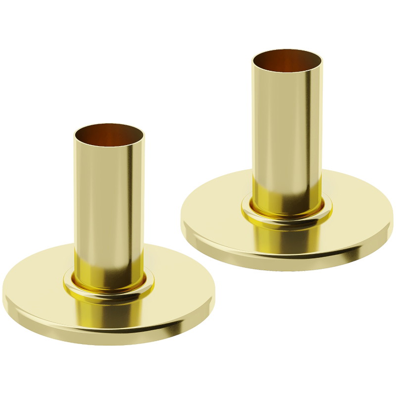 Mexen 1R set de finition simple pour radiateur, doré - W904-000-50