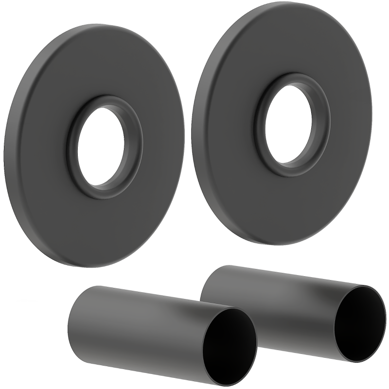 Mexen Uni-Term Ensemble de masquage simple R pour radiateur, anthracite - W904-000-66