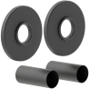 Mexen R ensemble de masquage simple pour radiateur, anthracite - W904-000-66