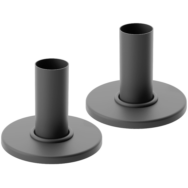 Mexen 1R kit de finition simple pour radiateur, anthracite - W904-000-66