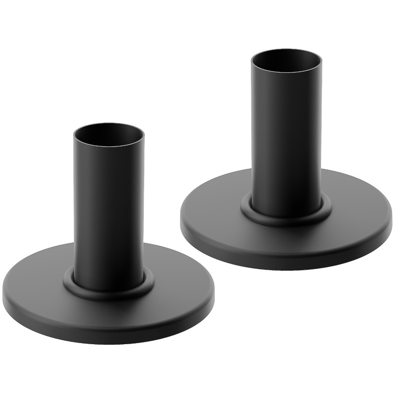 Mexen 1R kit de finition simple pour radiateur, noir - W904-000-70