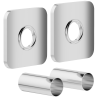 Mexen 1S kit de finition simple pour radiateur, chromé - W909-000-01