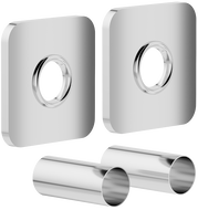 Mexen Uni-Term Ensemble de masquage simple pour radiateur, chrome - W909-000-01