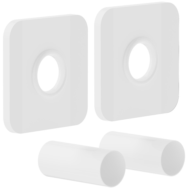 Mexen 1S kit de finition simple pour radiateur, blanc - W909-000-20