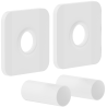 Mexen 1S kit de finition simple pour radiateur, blanc - W909-000-20