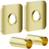 Mexen S ensemble masquant simple pour radiateur, doré - W909-000-50