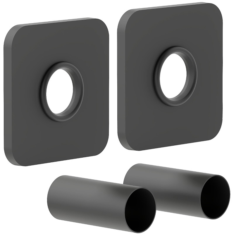 Mexen 1S kit de finition simple pour radiateur, anthracite - W909-000-66