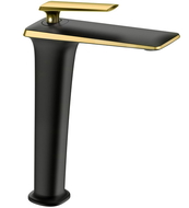 Mexen Purus robinet de lavabo haut, Noir/Or - 745810-75