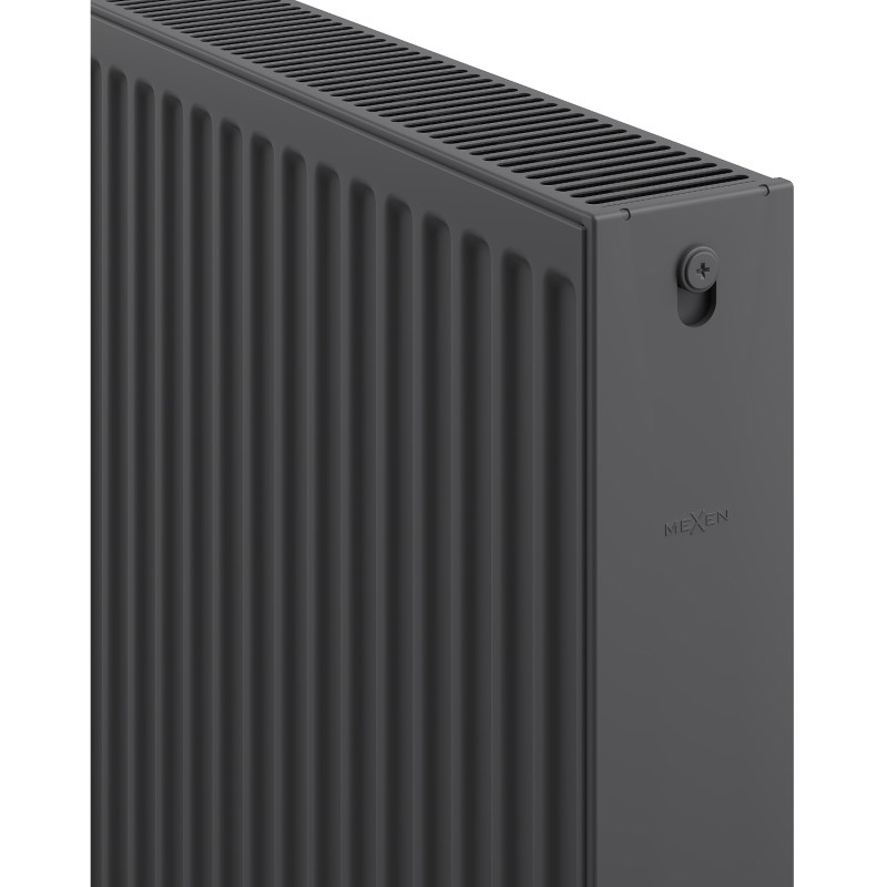 Mexen C22 radiateur à panneau 400 x 1400 mm, connexion latérale, 1660 W, anthracite - W422-040-140-66